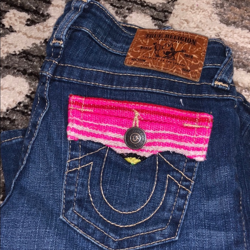 Girls boot cute true religion jeans